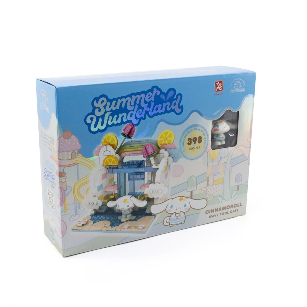 HELLO KITTY - YuMe Blocks Summer Wunderland- Cinnamoroll Wave Pool Cafe HELLO KITTY - YuMe Blocks Summer Wunderland- Cinnamoroll Wave Pool Cafe